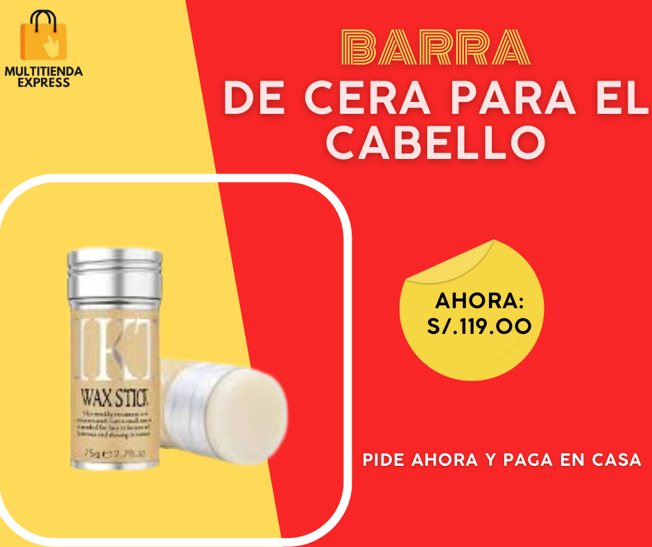 BARRA DE CERA PARA EL CABELLO