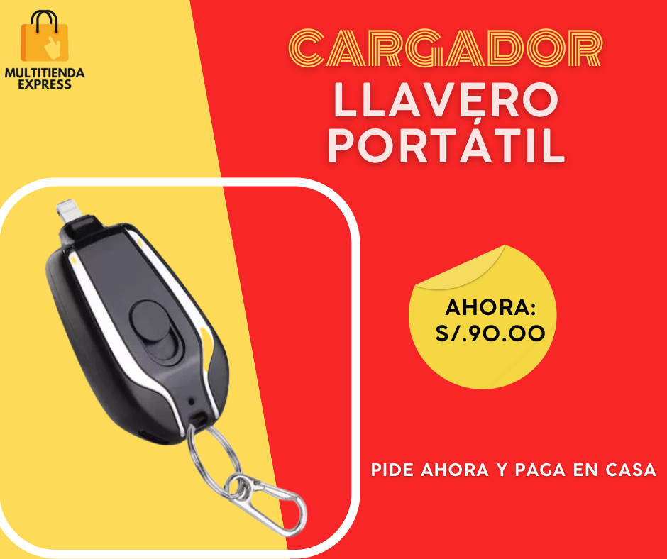 CARGADOR LLAVERO PORTÁTIL