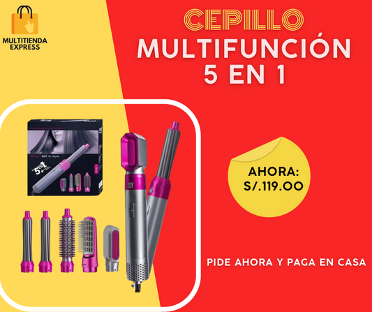 CEPILLO MULTIFUNCIÓN 5 EN 1